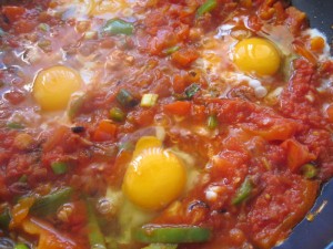 cooking in israel, shakshouka